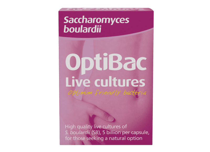 Optibac saccharomyces boulardii