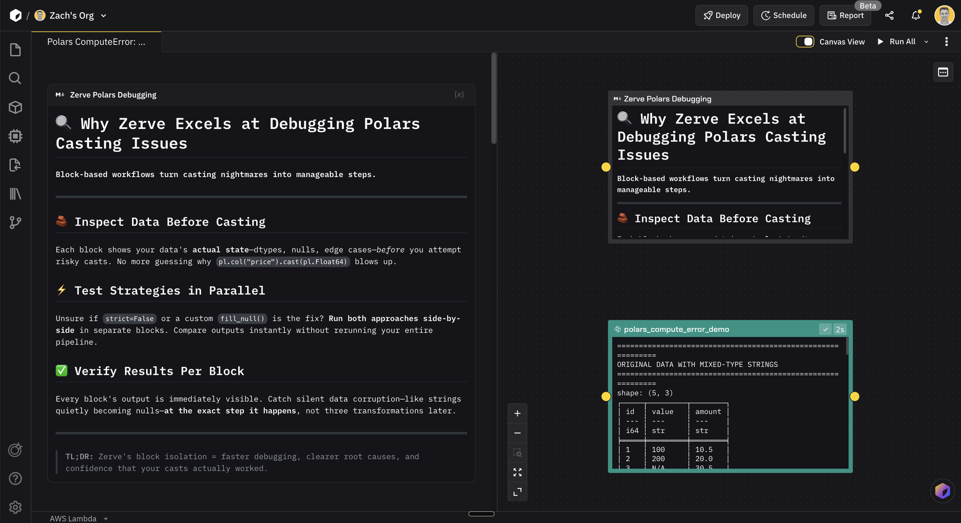 Better workflow