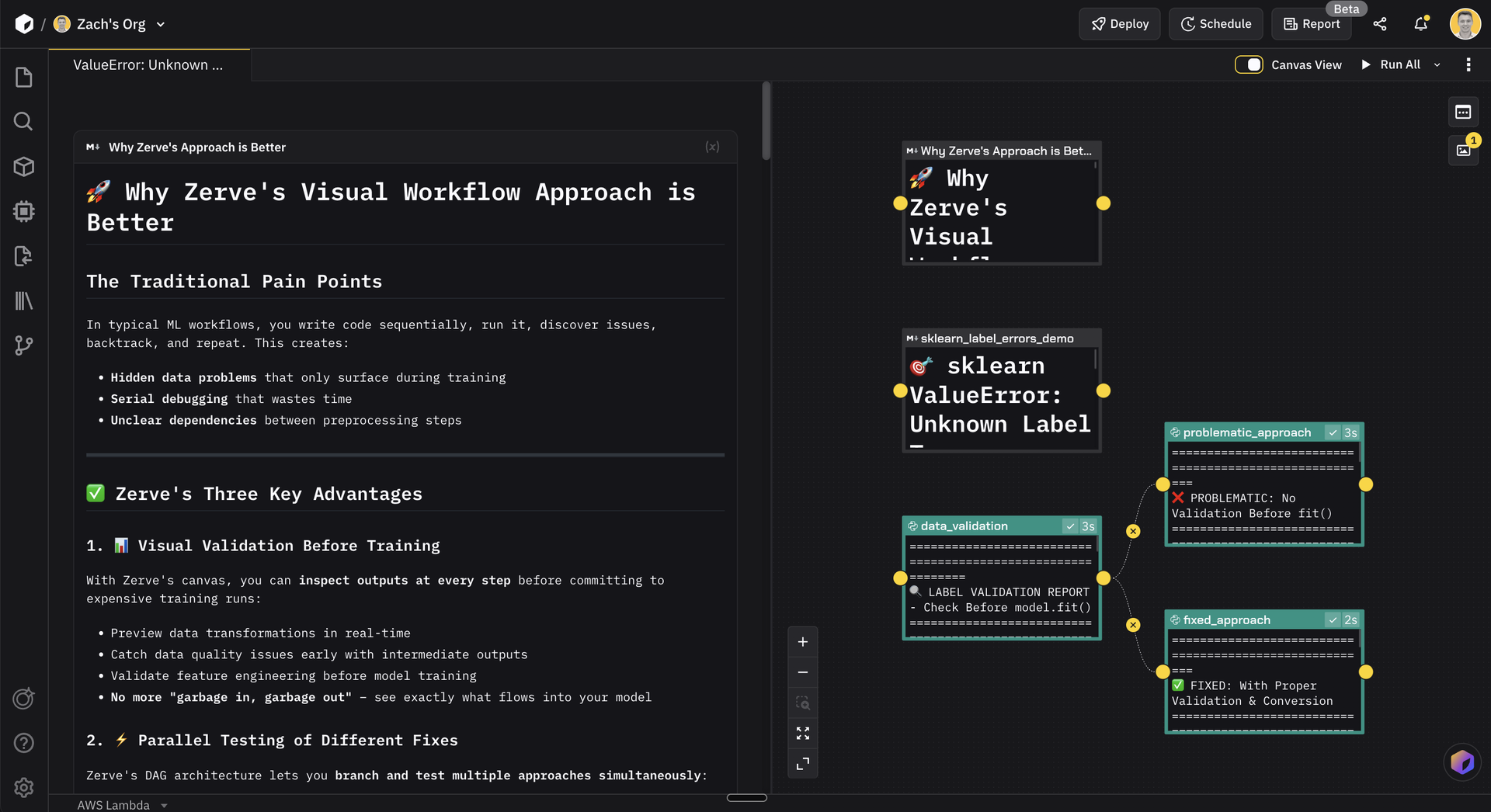 Better workflow