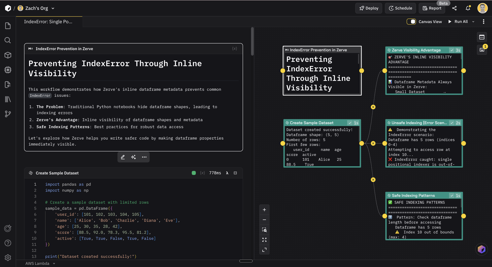 Better workflow