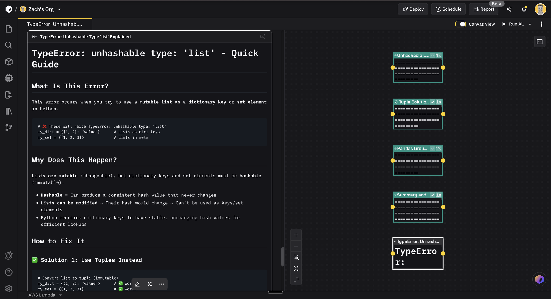 Better workflow