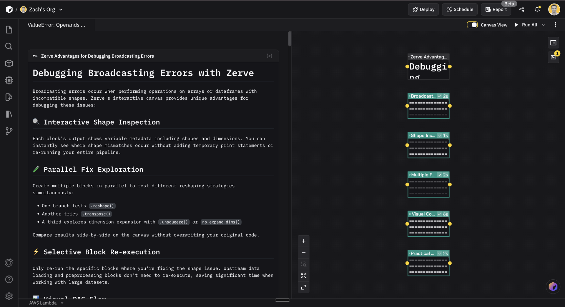 Better workflow