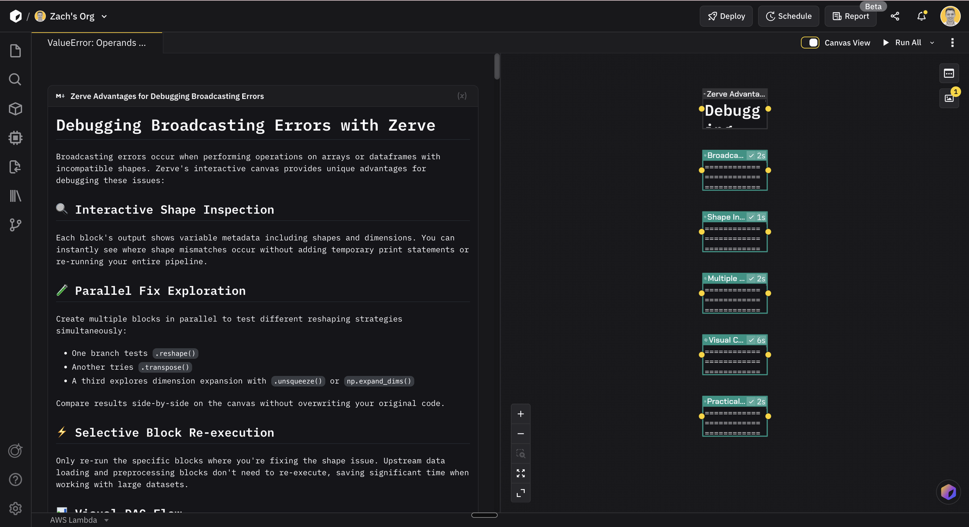 Better workflow