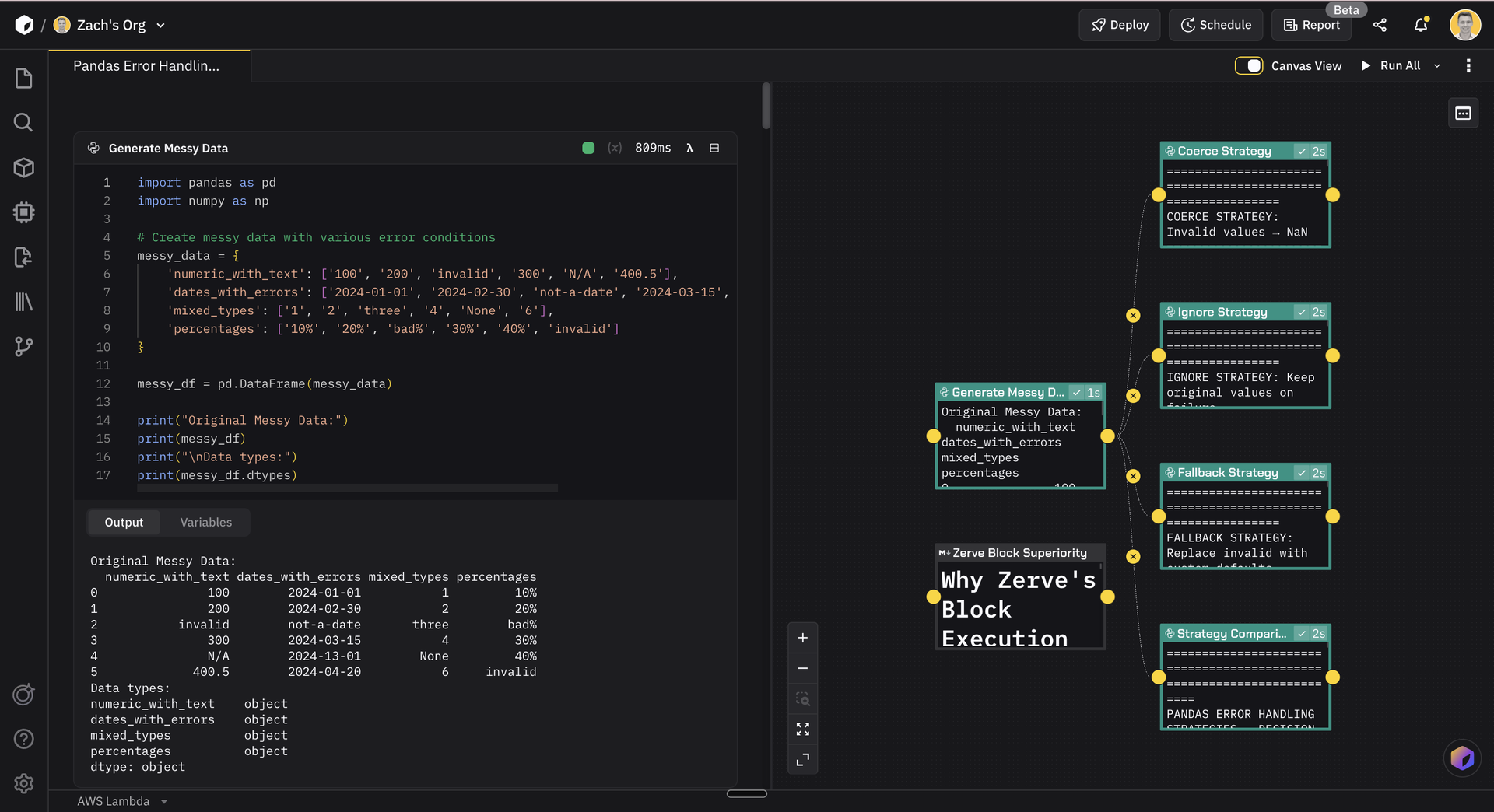Better workflow