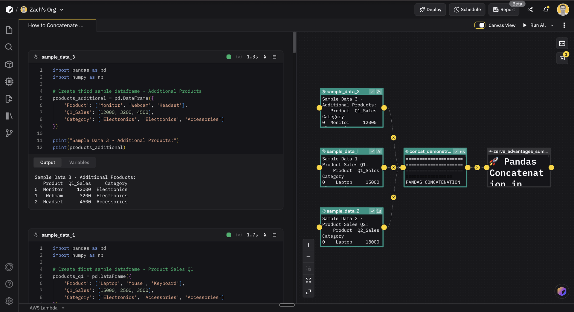 Better workflow