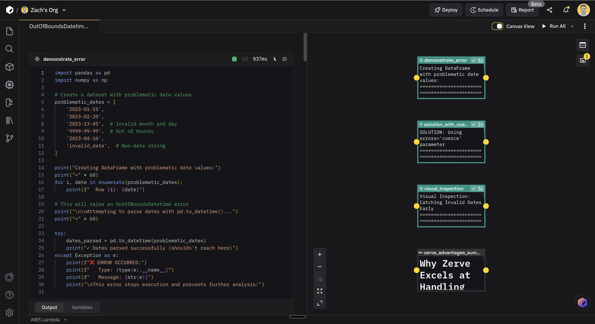Better workflow