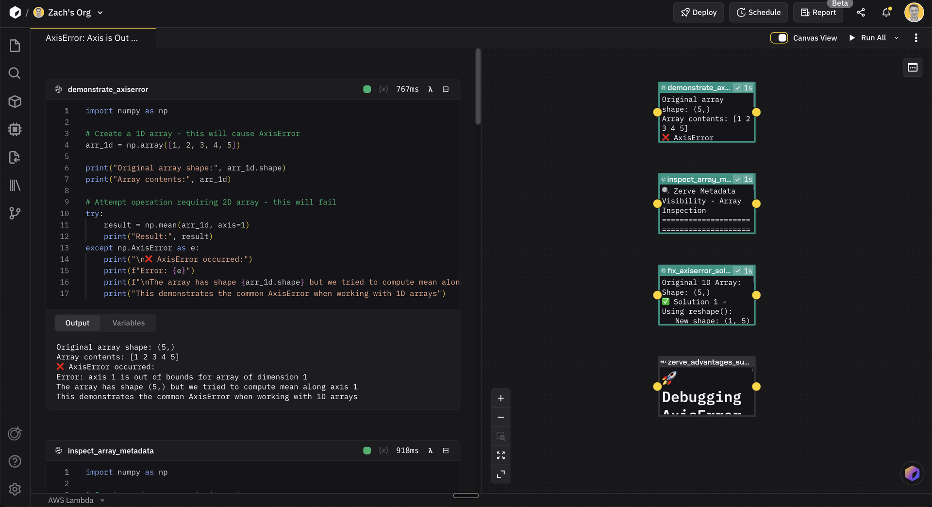 Better workflow