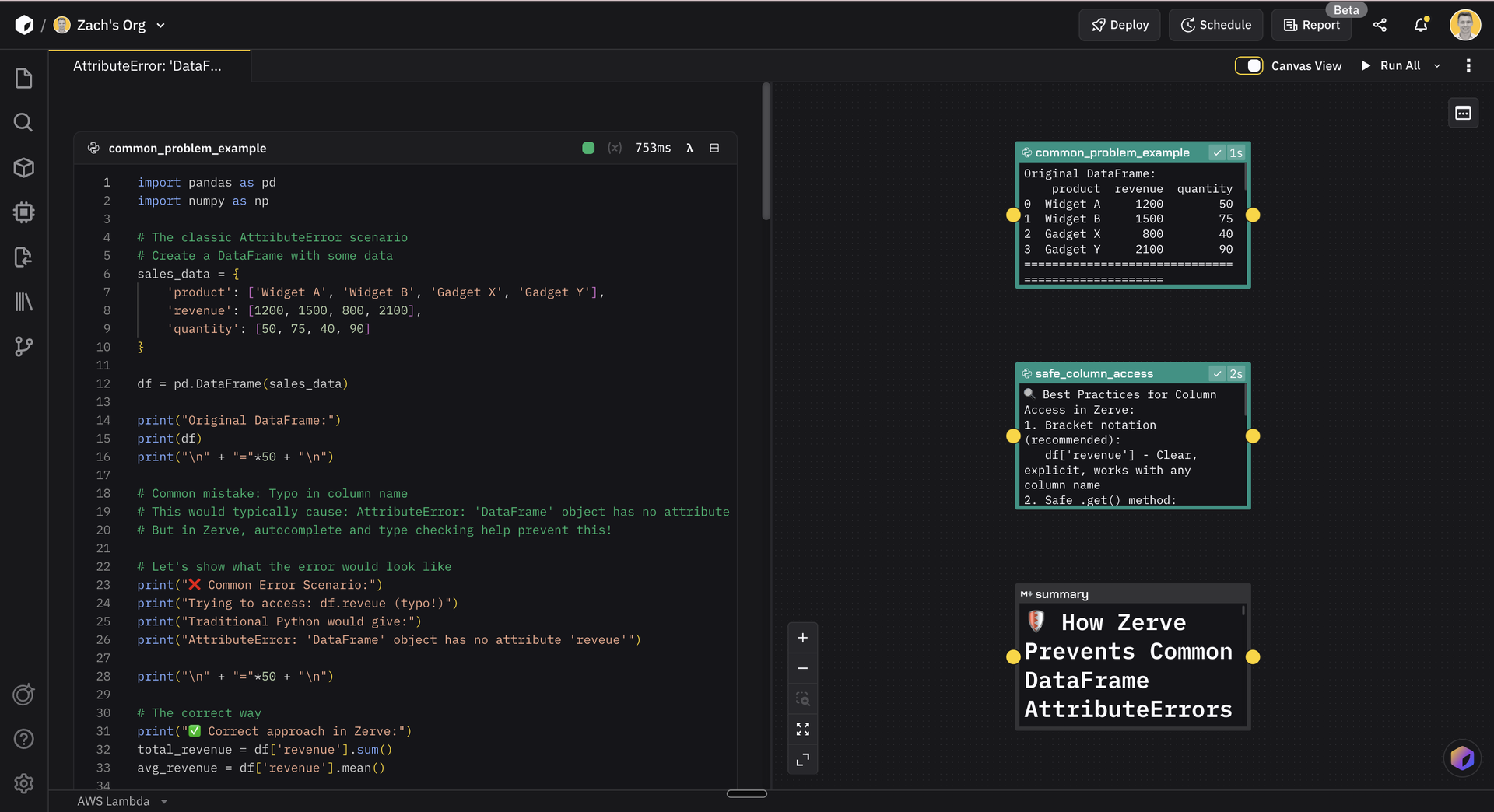 Better workflow