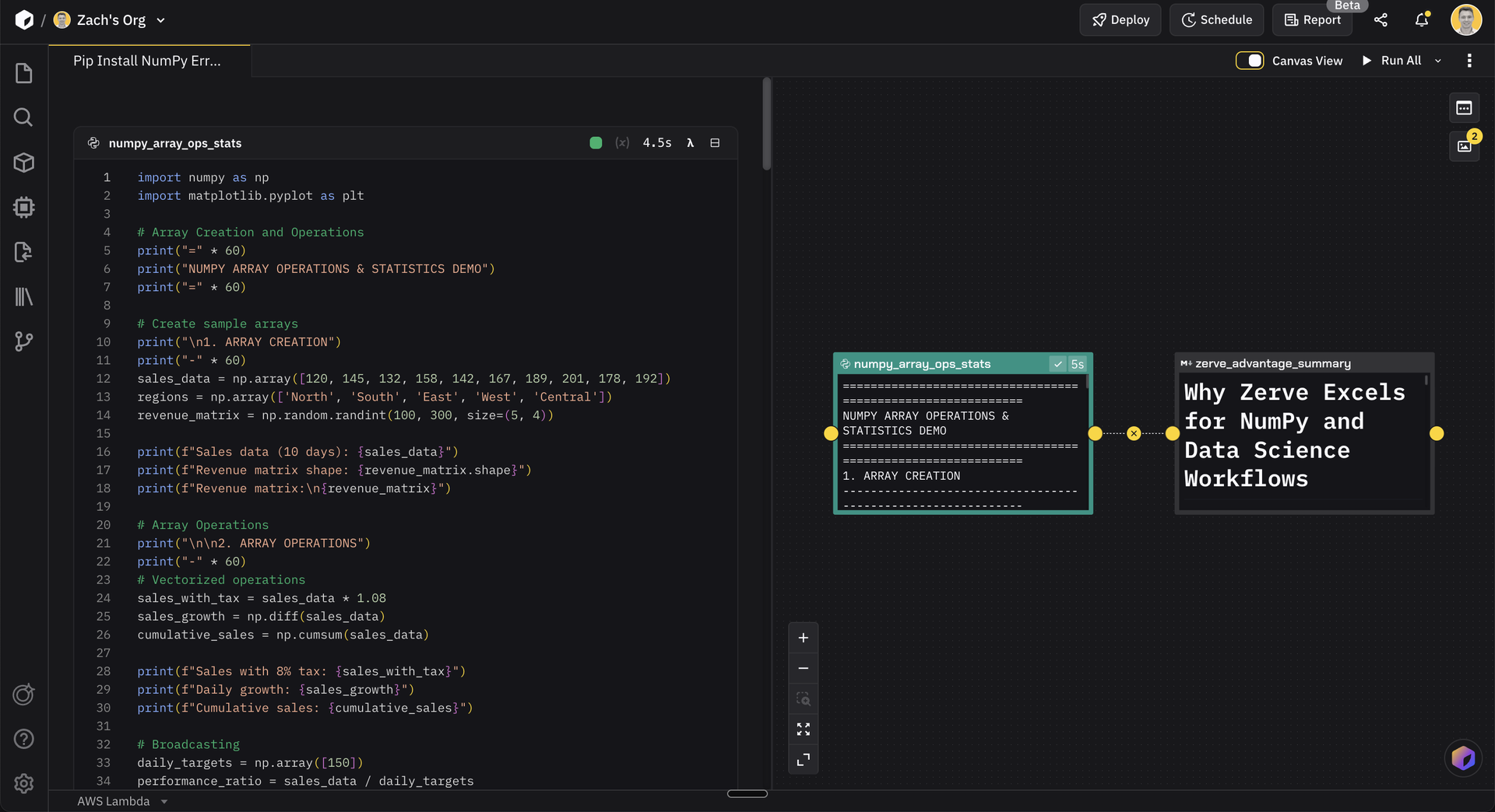 Better workflow