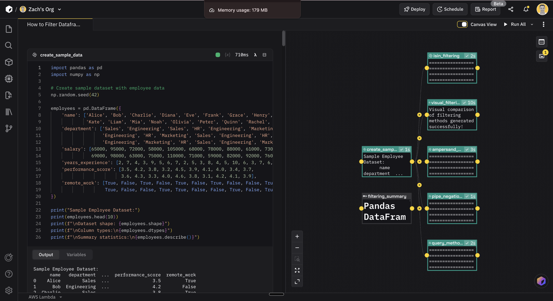Better workflow