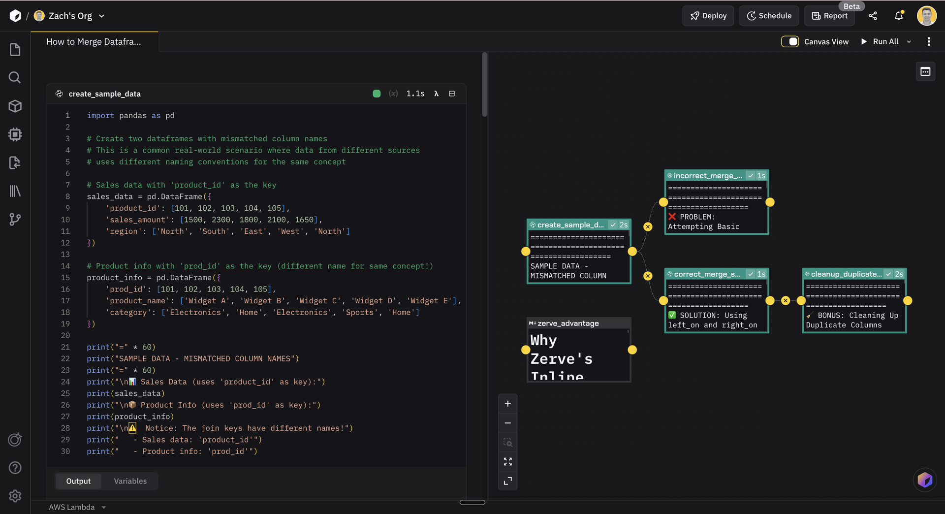 Better workflow