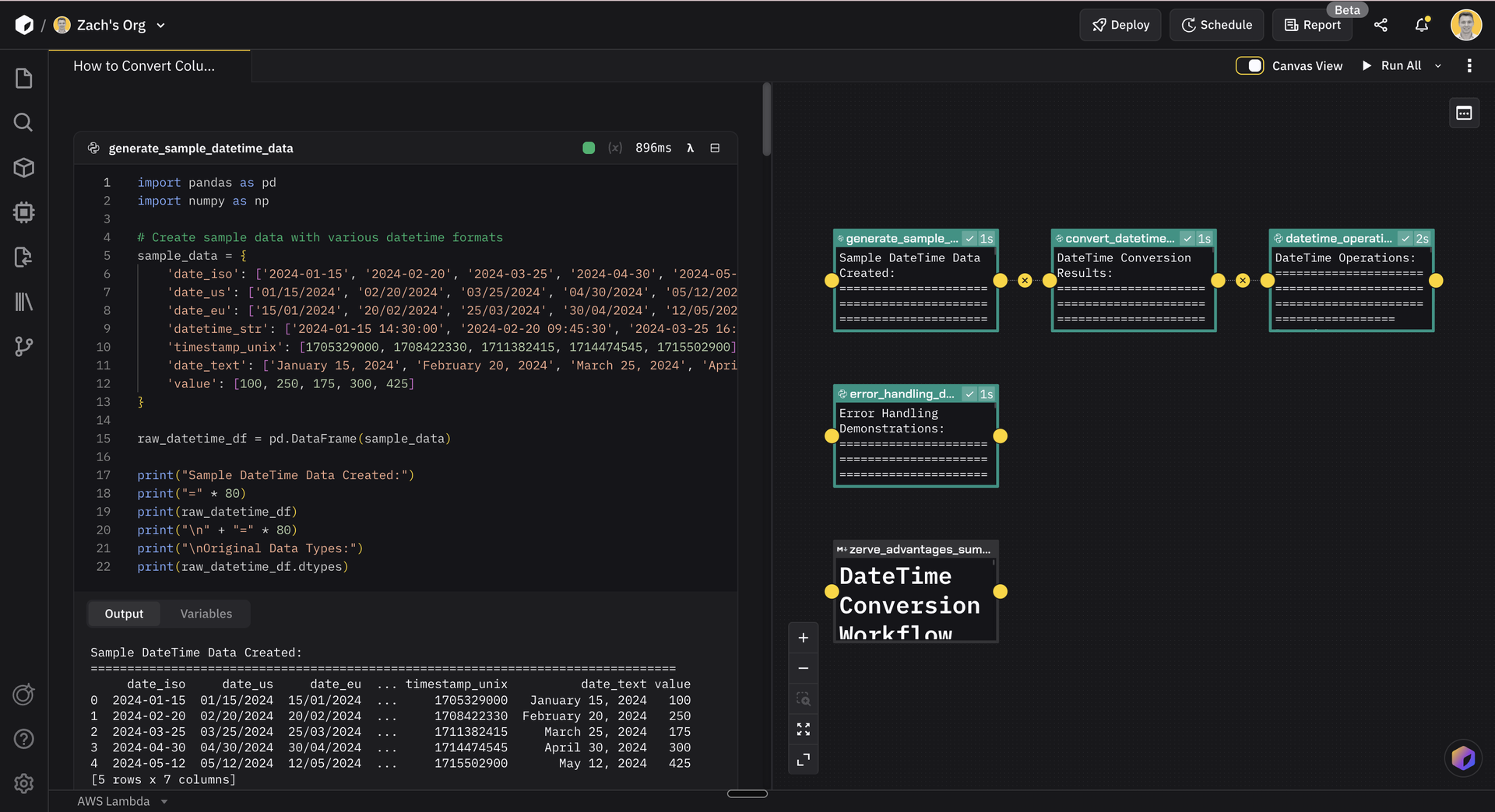 Better workflow