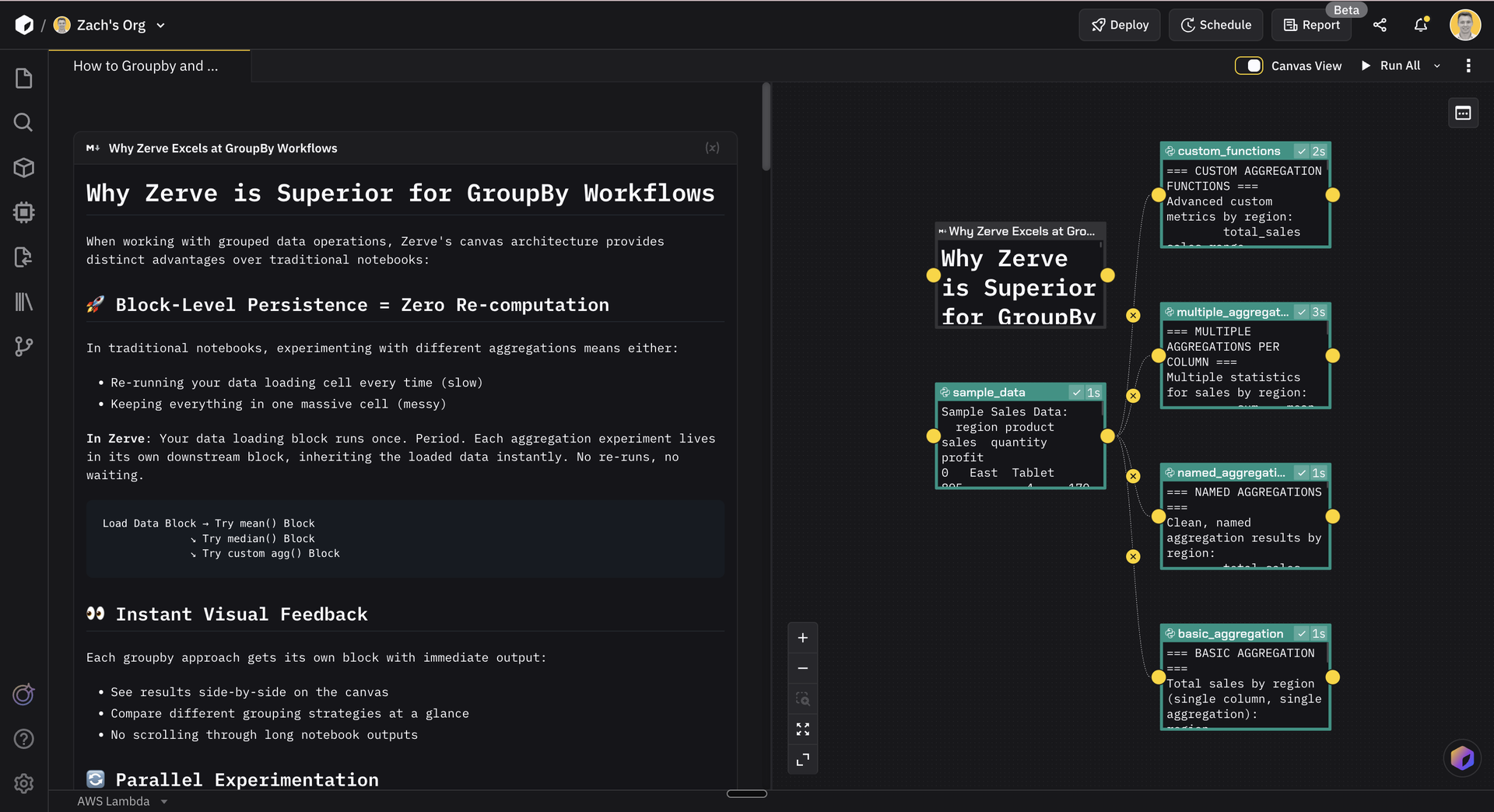 Better workflow