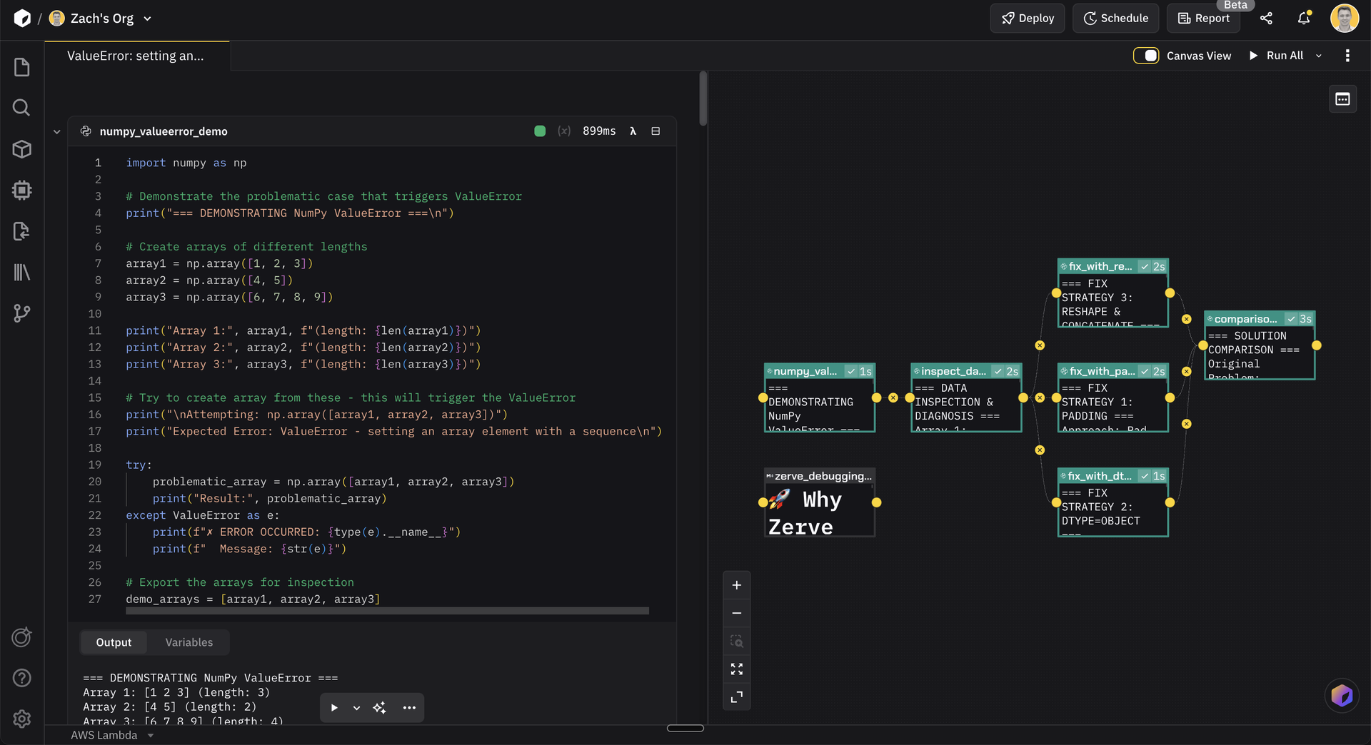 Better workflow