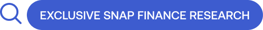 A blue search button with the text "EXCLUSIVE SNAP FINANCE RESEARCH" beside a magnifying glass icon.