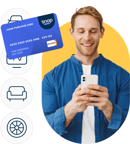 Person holding a mobile phone in the both hands
