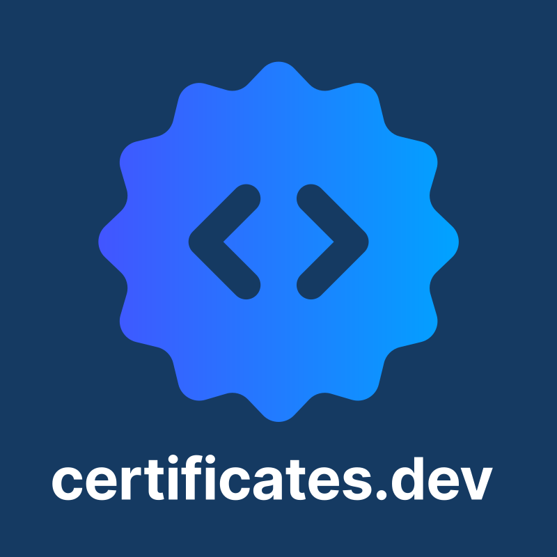 certificates.dev/ logo