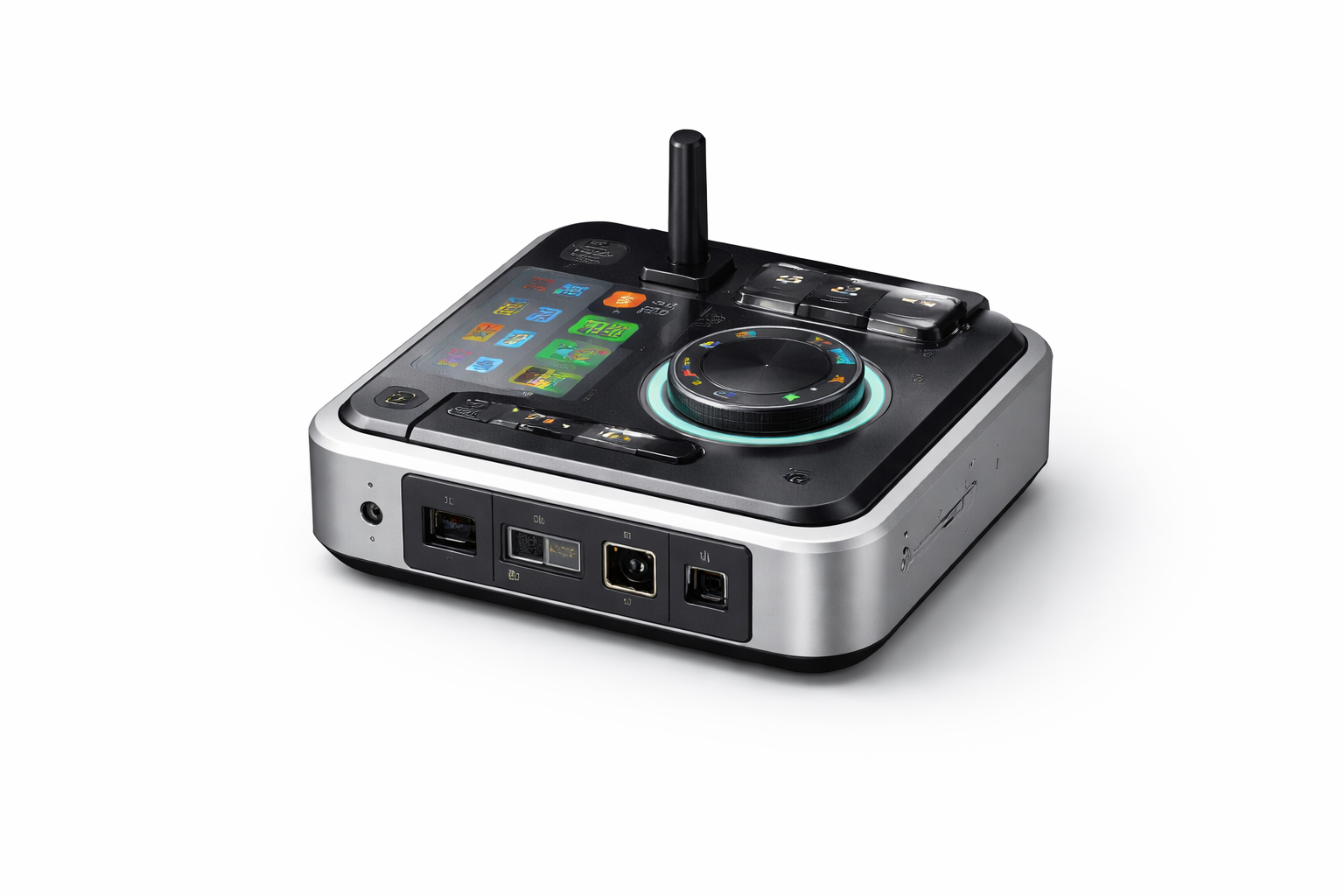 Multifunctional electronic widget close-up