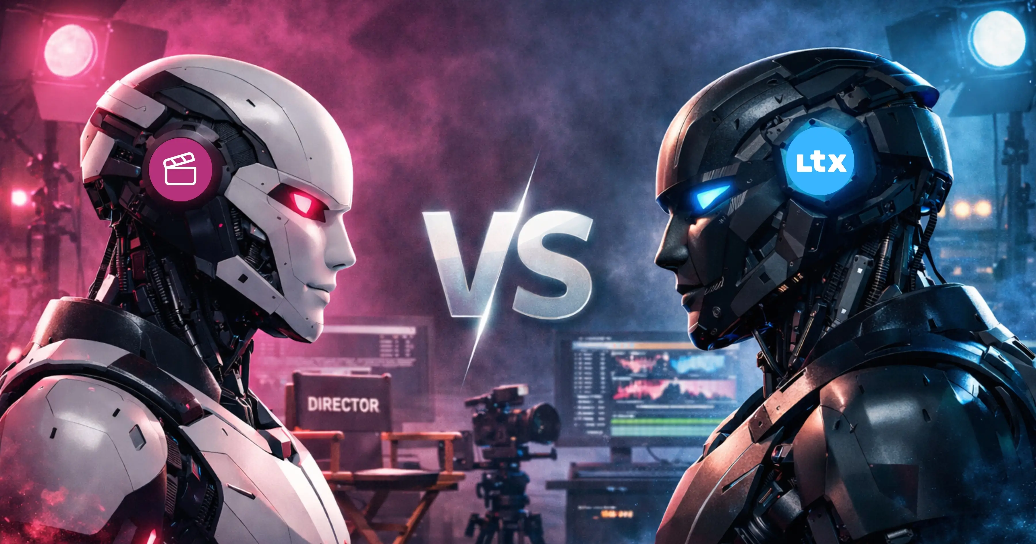Side-by-side comparison of Motion and LTX Studio AI director tools