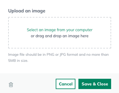 Image: upload image pitch