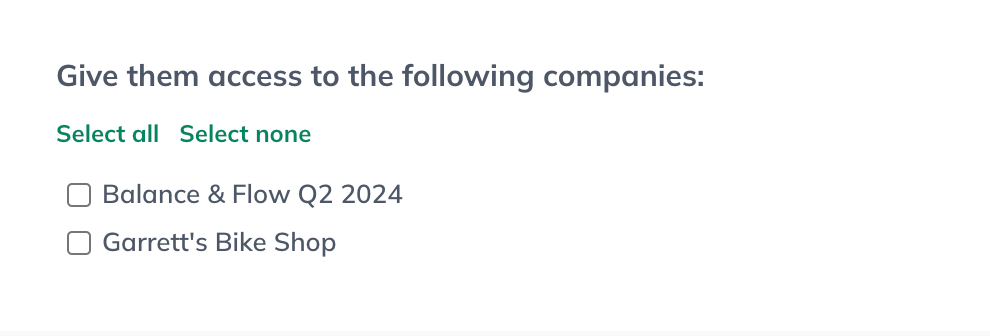 Image: add user screen detail showing give them access options