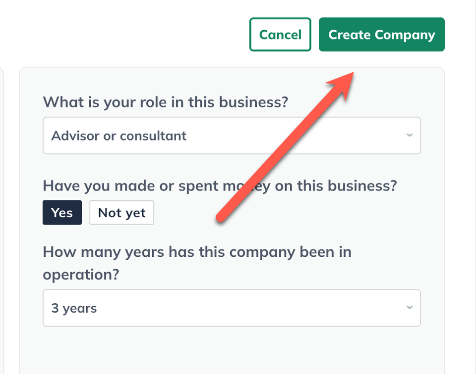 create new company