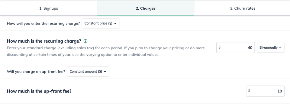 Recurring price