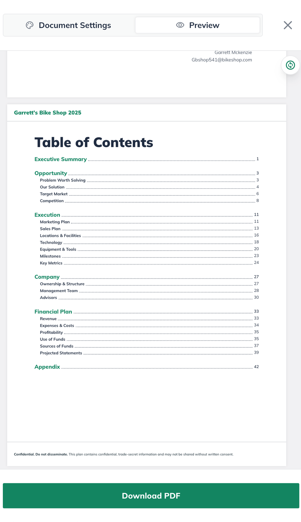 npx generated toc