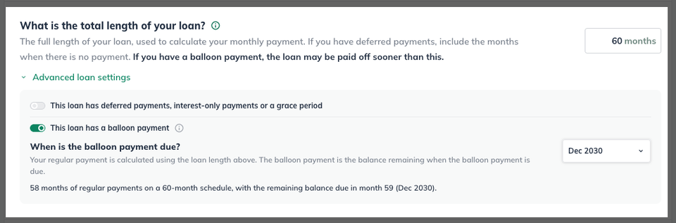 Balloon Payment What's New