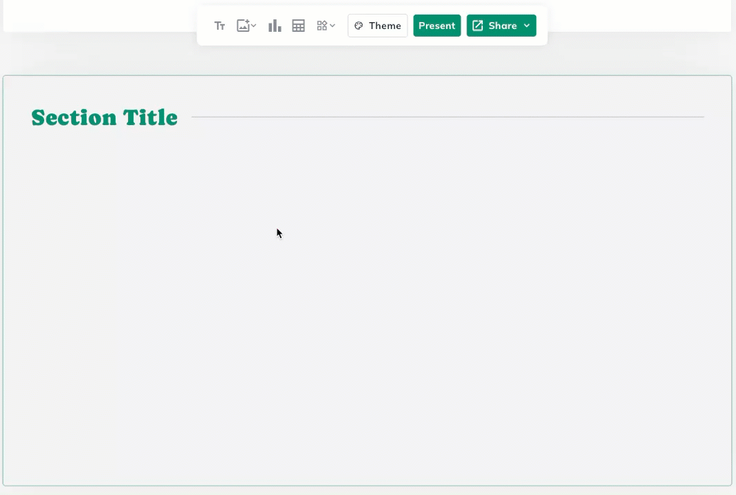 selecting a block pitch deck