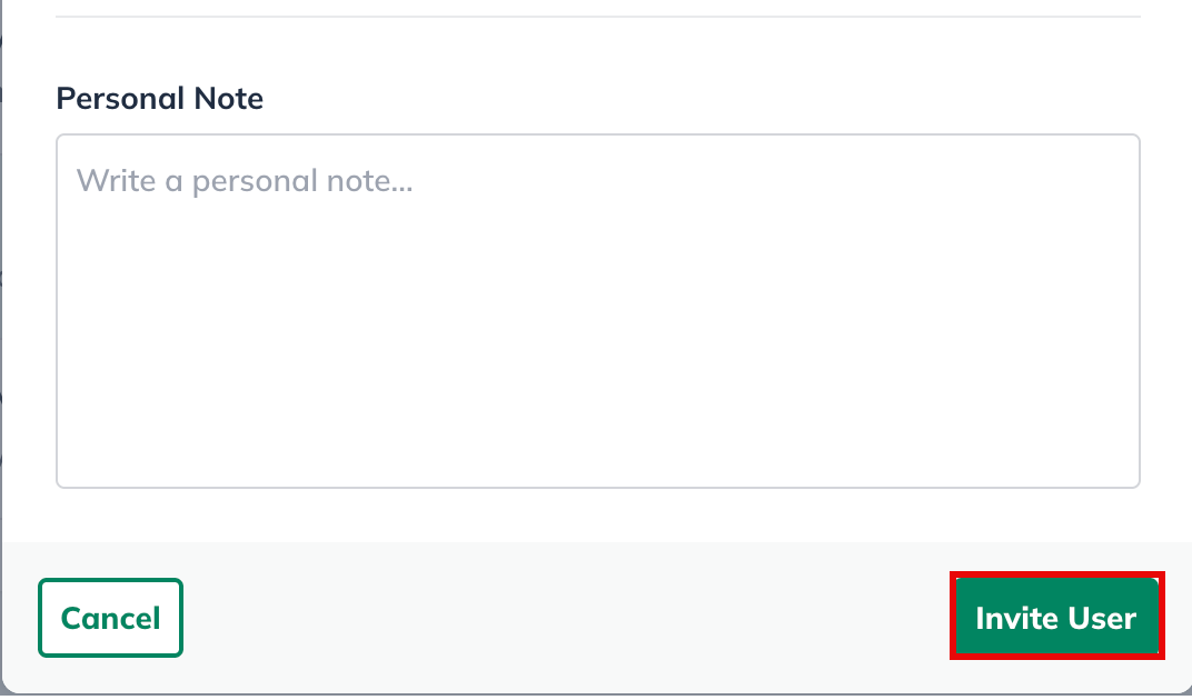 send invitation contributor