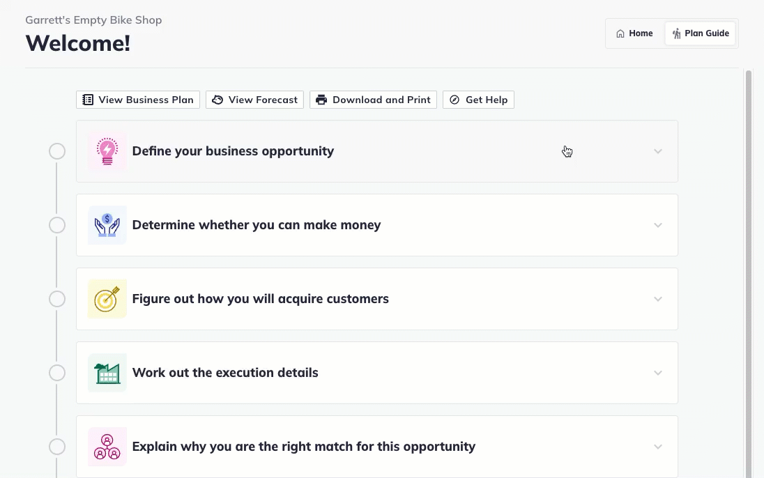 Guide Expand Collapse
