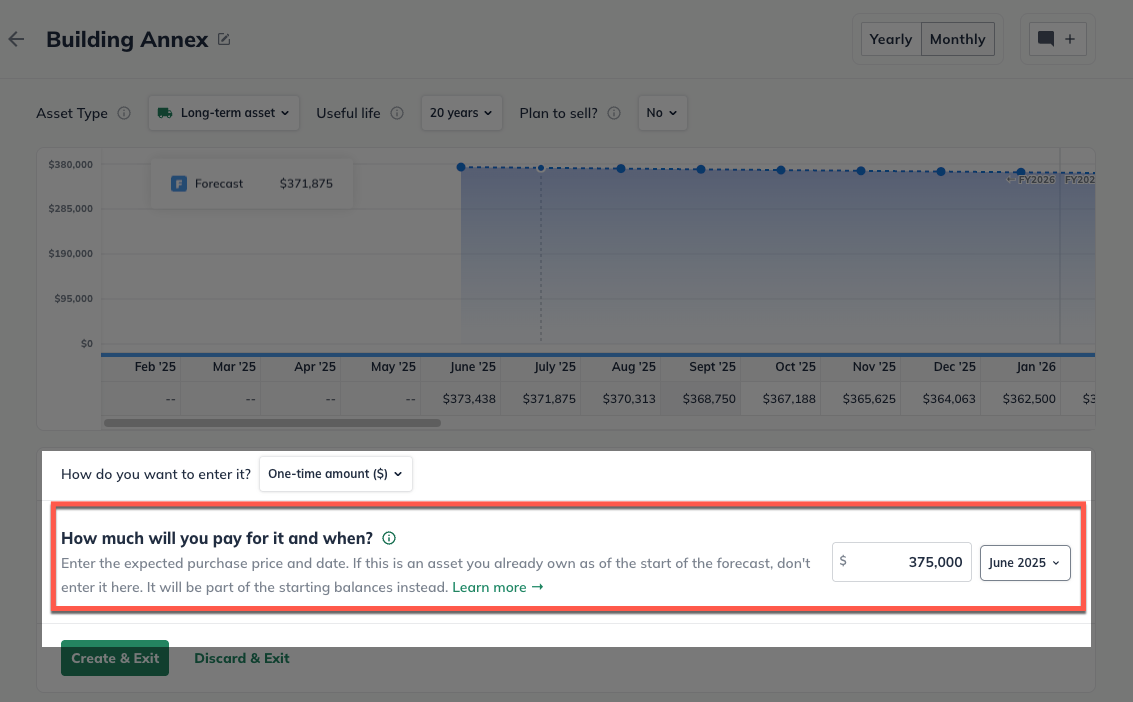Building Annex Amount