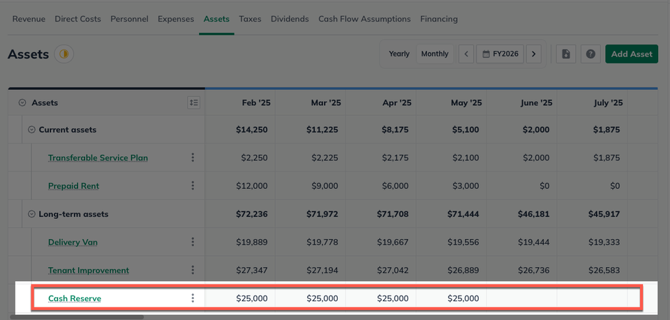 Cash Reserve Fintable Cash Reserve Fintable