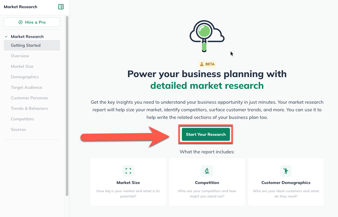 Market Research - Start Your Research