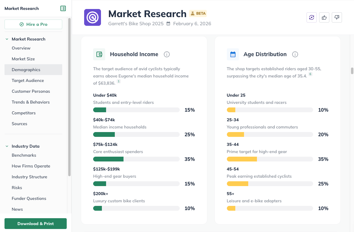 Market Research - Demographics