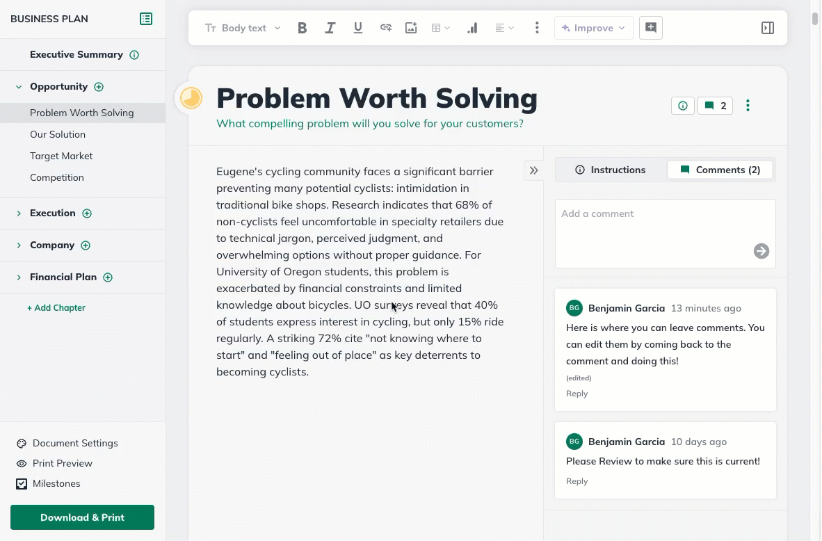 NUX - Delete Comment