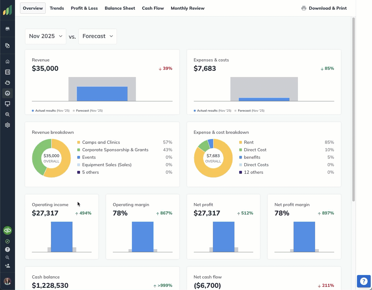 edit mapping left panel prim nav
