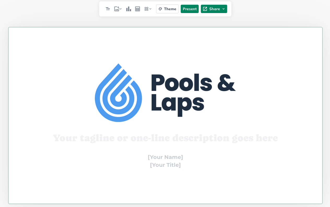 blank deck pitch deck