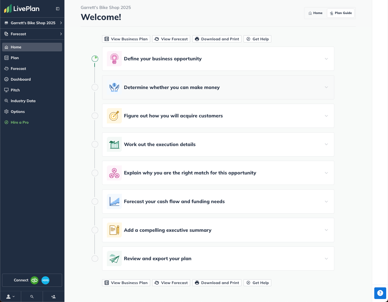 liveplan guide overview