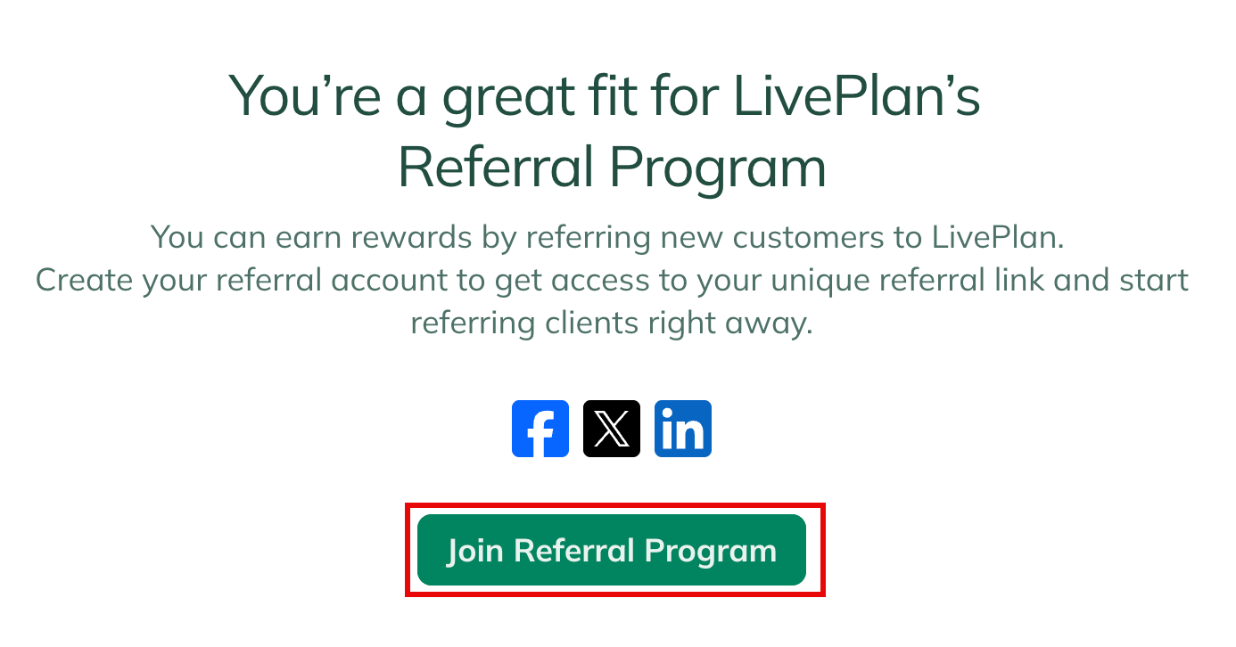 end of quiz referral program