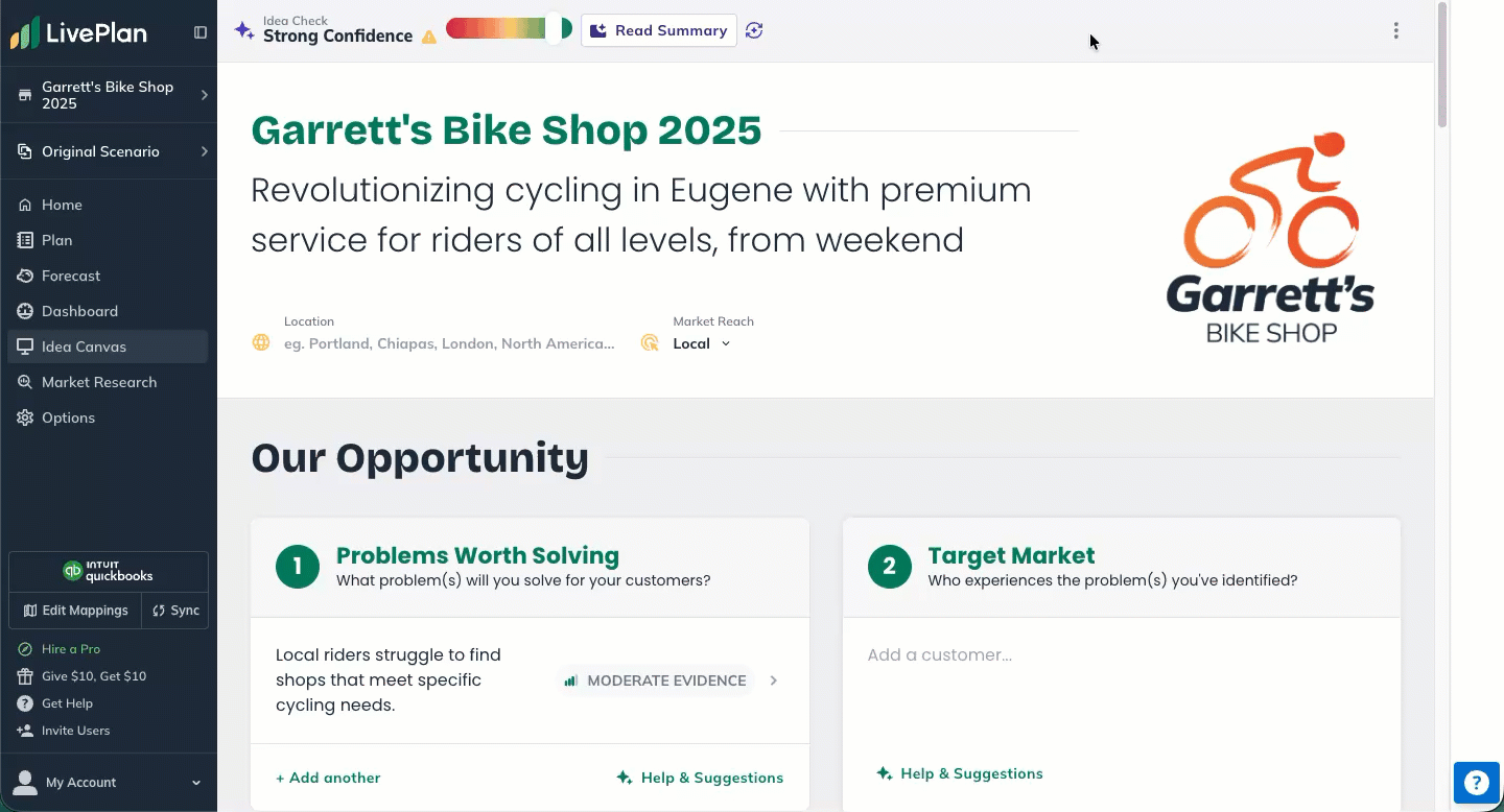 Idea Canvas - Export to PDF workflow