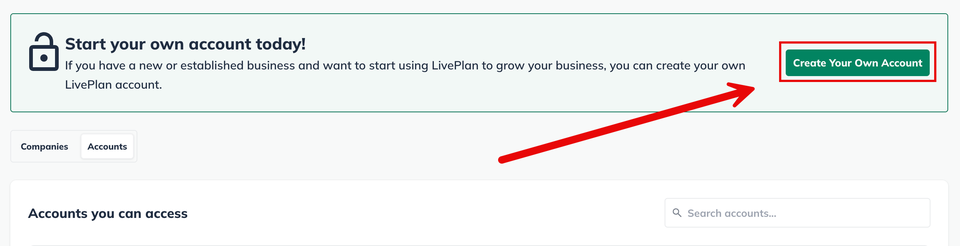 Create new account