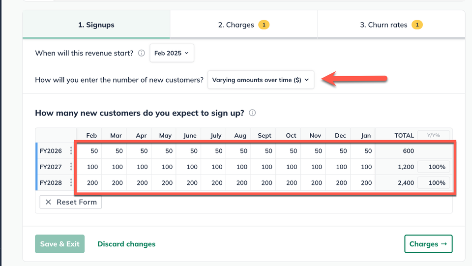 recurring revenue step vaot