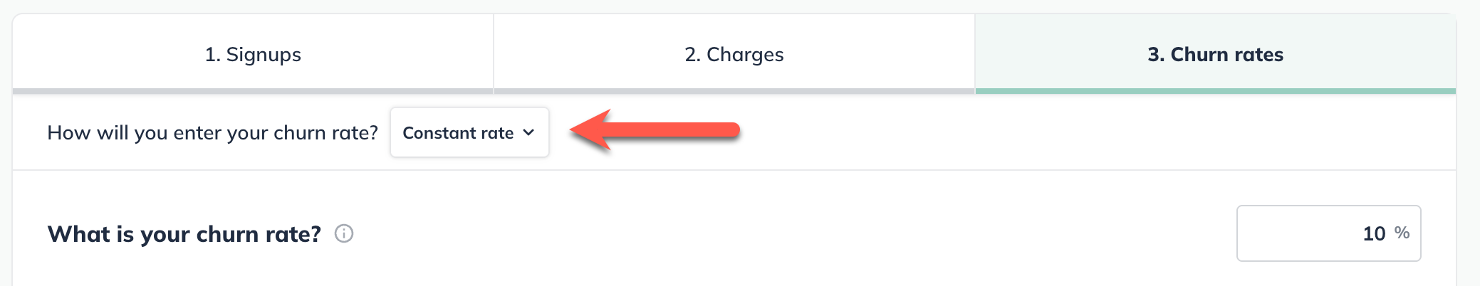 recurring revenue set churn rate