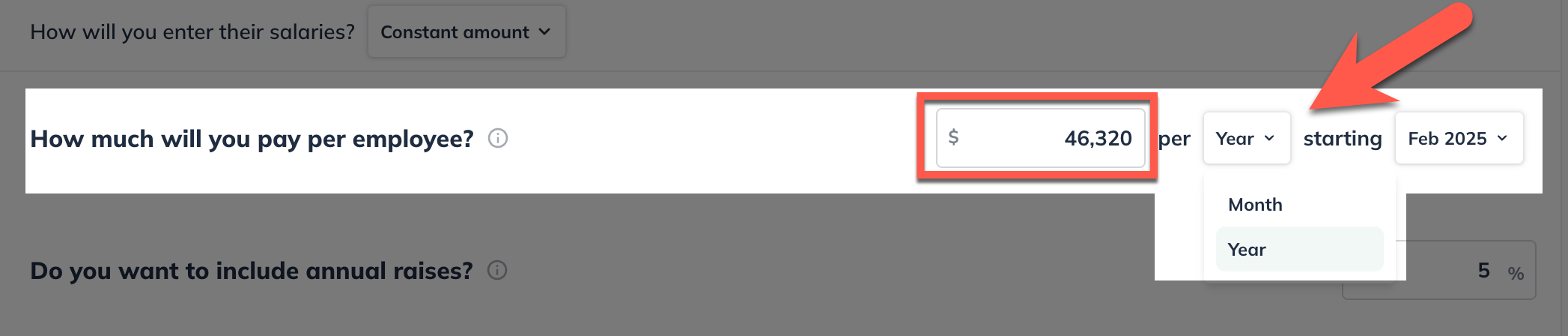How will you pay - constant