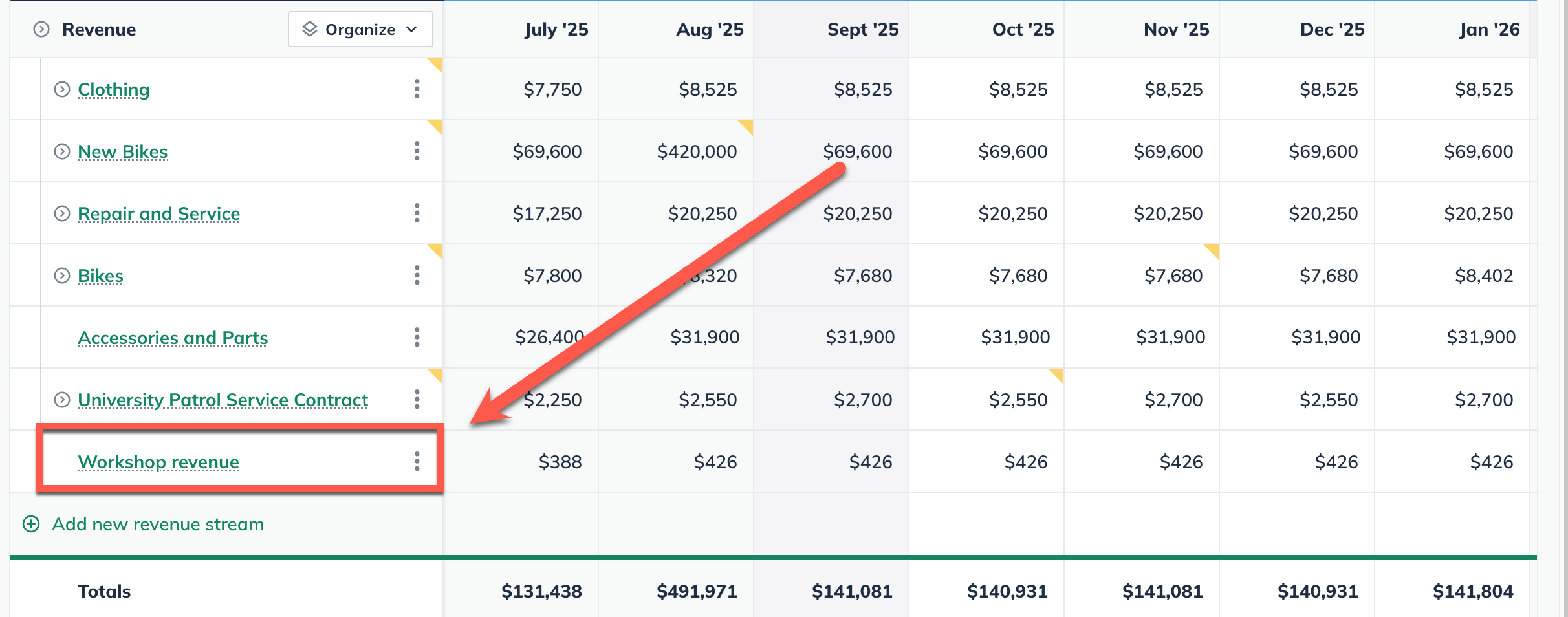 edit revenue trinity editor