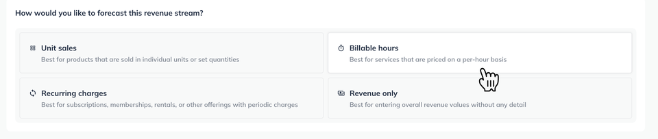 add revenue billable hours