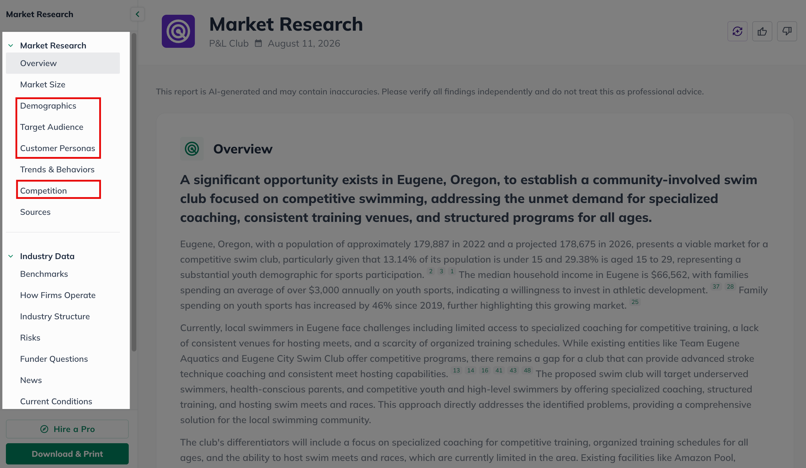 market research plan adds