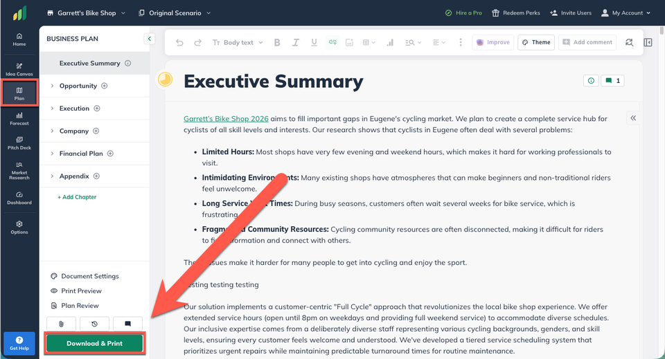 npx download & print